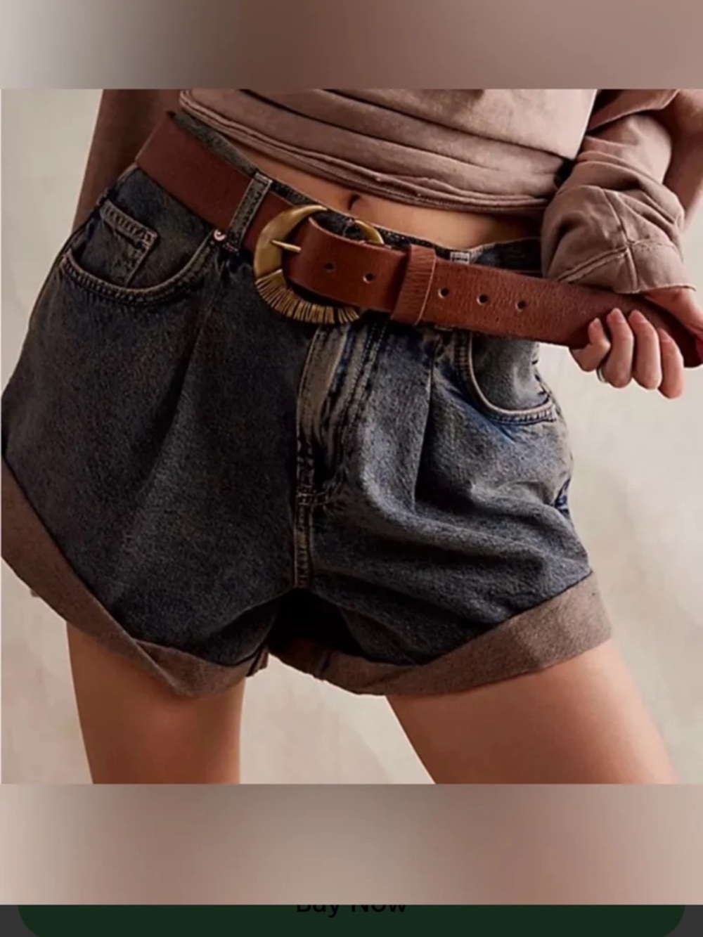 We the Free Dani Shorts in Ian Indigo - M